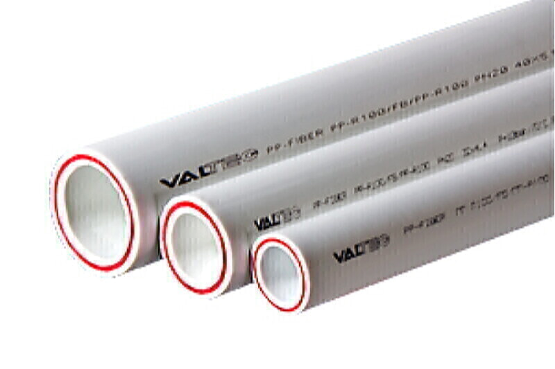 Valtec Труба PP-FIBER стекловолокно PN20: 40х5,5 белая VTp.700.FB20.40