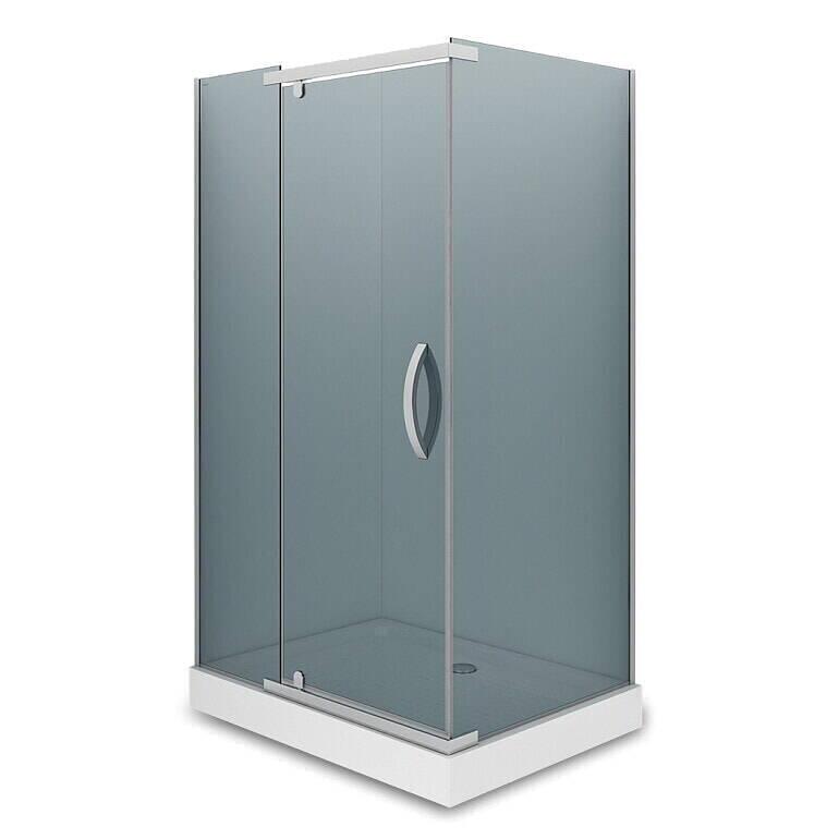 Alex Baitler AB 244-120 Душевое ограждение 120*90*200, стекло ТОНИРОВАННОЕ, стальной профиль 