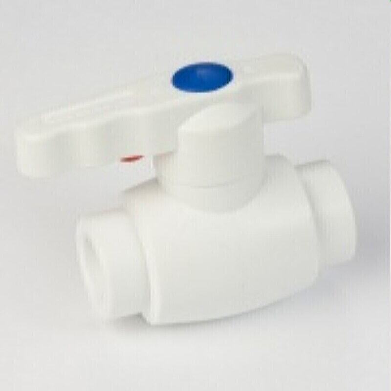 PRO AQUA Кран шаровый  50 белый PP-R