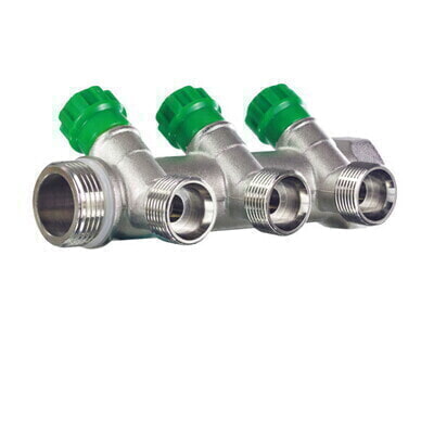 TIM Коллектор регулирующий 2 выхода 3/4"х 1/2" под конус