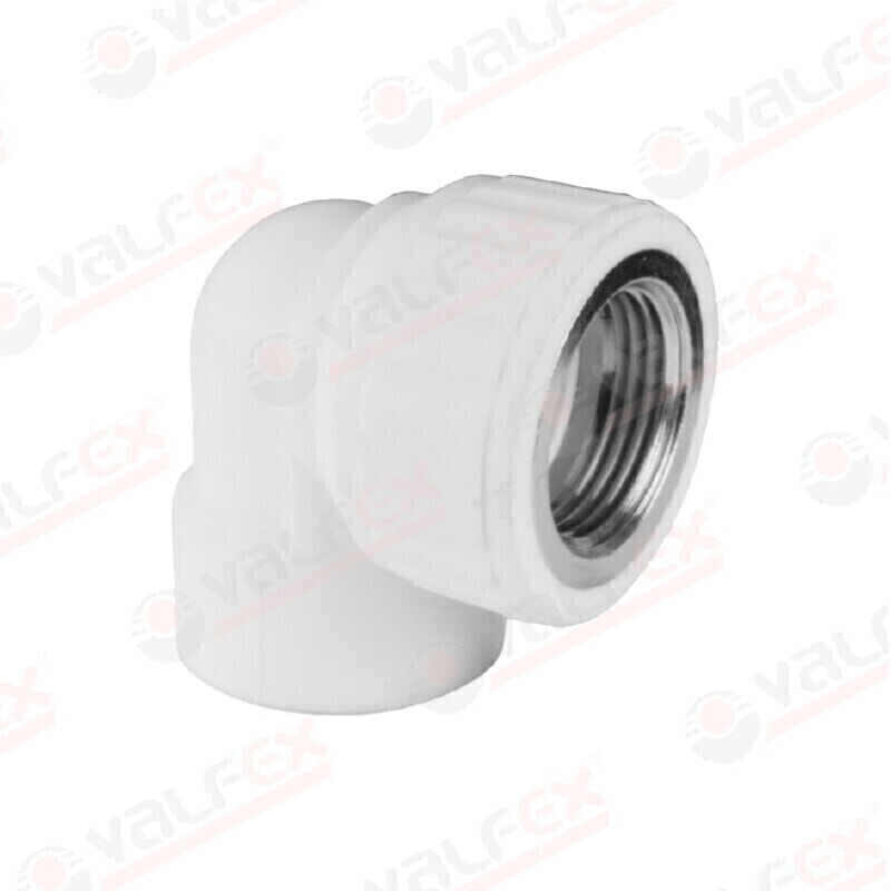 ValFex Угольник переходной ВР 25х3/4" ( уп 80/20 шт.) БЕЛЫЙ