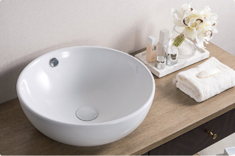 BelBagno Раковина накладная керамическая круглая BB1077