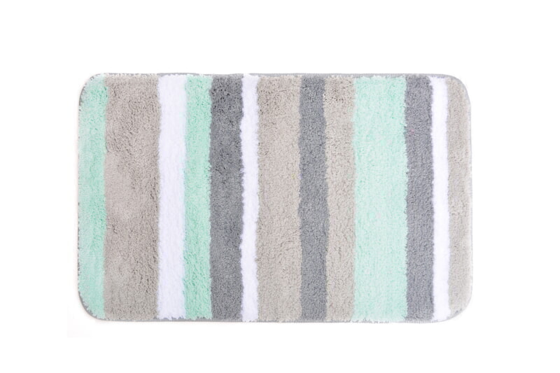 Studiotex Коврик для ванной из микрофибры STRIPES Light blue, 45*75, BM4575ST01BL