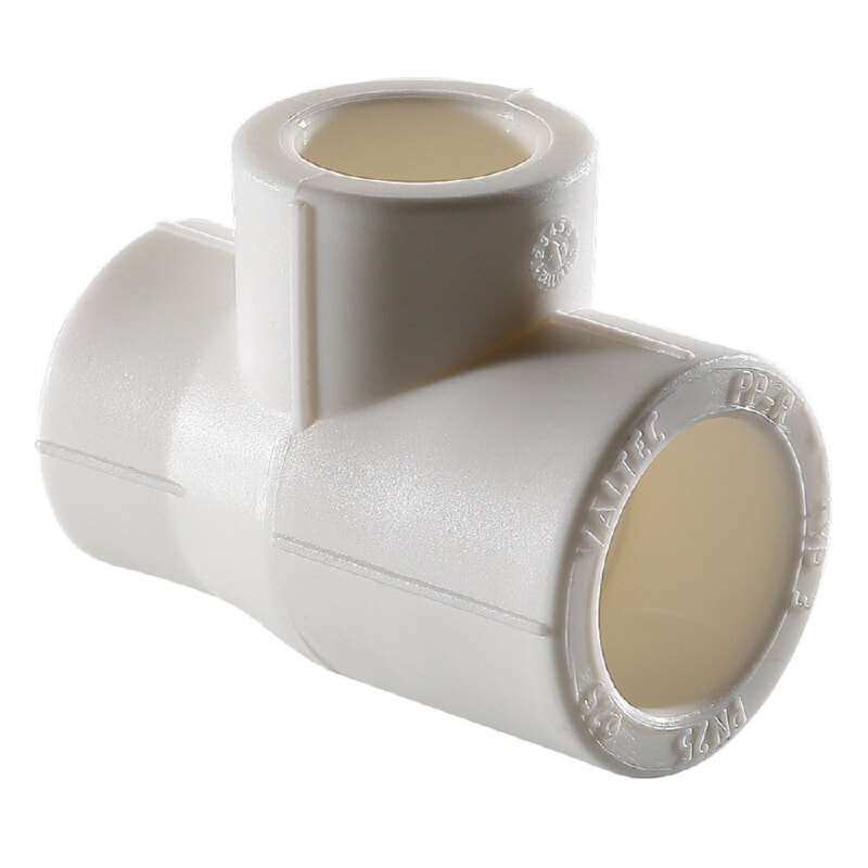 Valtec VTp.735 Тройник PPR переходной 25*20*20ММ белый