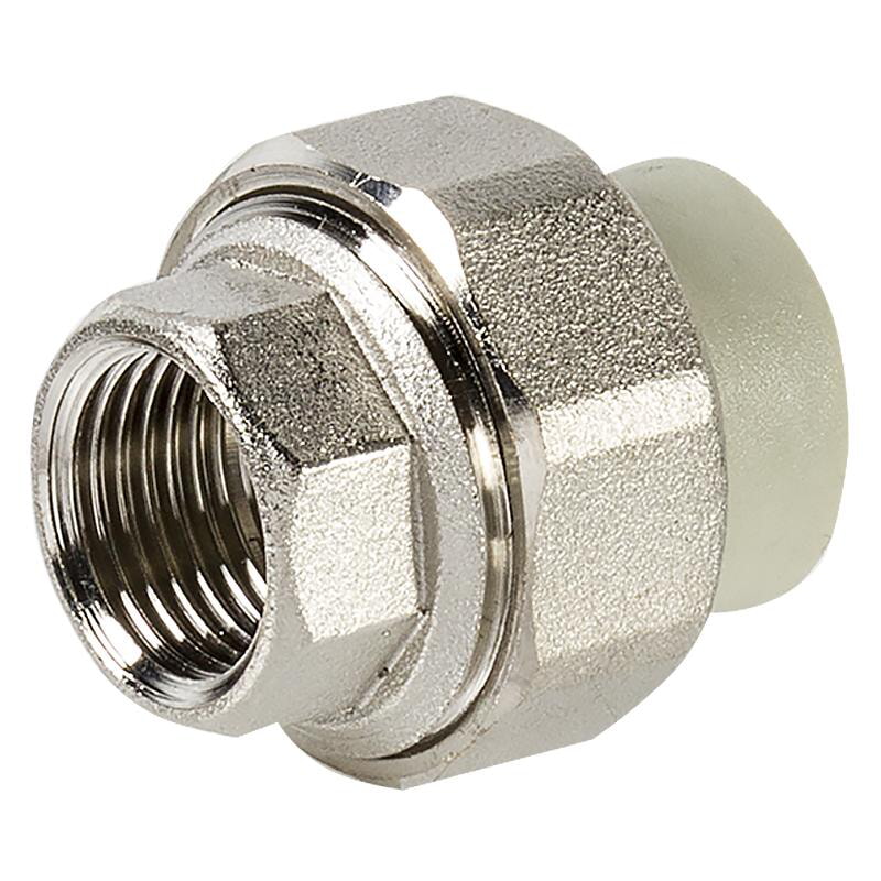 PRO AQUA Муфта комб. РАЗЪЁМНАЯ НР Grise 20-3/4"   PA21010G (13/65)