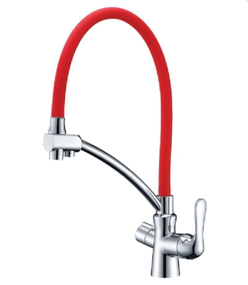 Lemark  COMFORT LM3070C-Red Смеситель для кухни с подключением к фильтру с питьевой водой
