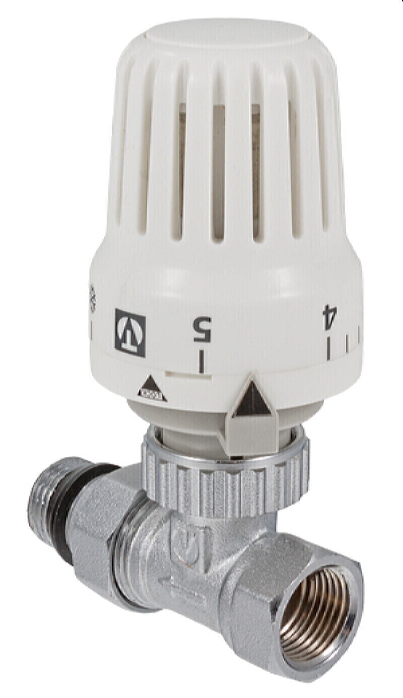 Valtec Клапан с термостатической головкой прямой 1/2" VT.048