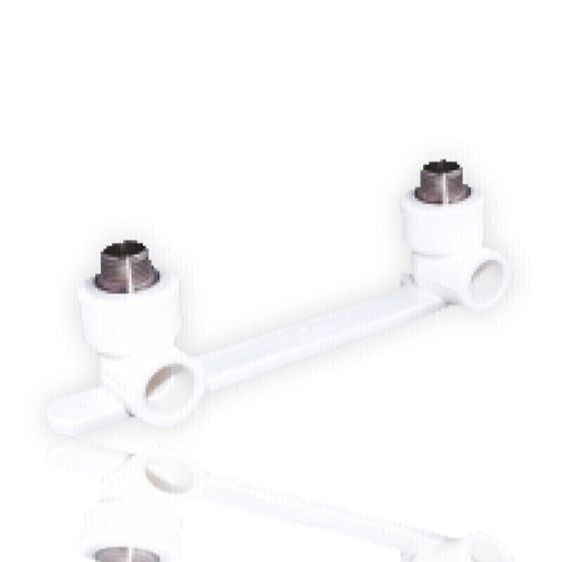 ValFex Комплект настенный для смесителя 25х3/4" н. р. (уп12/3) БЕЛЫЙ