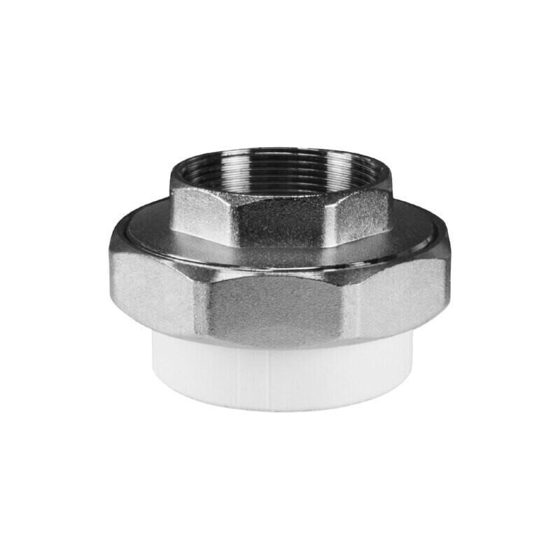 ValFex Муфта комб.разъём.(американка) ВР 32x1 1/4" (уп60/15) БЕЛАЯ
