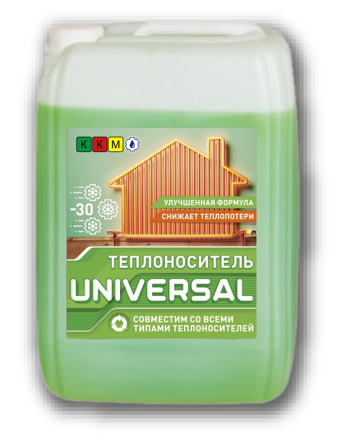 ККМ Теплоноситель UNIVERSAL 30 (антифриз на основе пищевой пропиленгликоль 10 КГ
