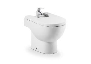 ROCA MERIDIAN биде напольное 357244000 /56х36/ (бел) + крышка биде MERIDIAN микролифт 8062A2004