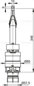 Alcaplast A06 Арматура для инсталяции А101/1200  