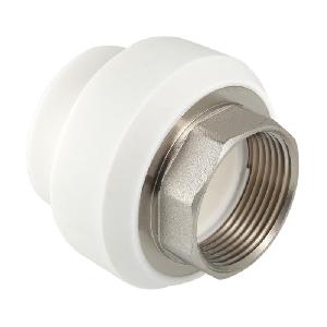 Valtec Муфта комб. под ключ Вн.Резьба 63х2" белая VTp.706