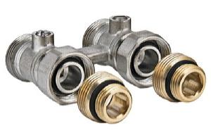 Valtec Узел для нижнего подключения радиатора 1/2"х3/4" ПРЯМОЙ VT.345K 