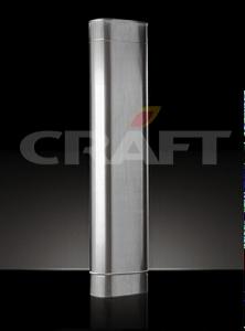 CRAFT Труба овальная 0,25 м Ф 100х200 (316/0,5 мм ,матовая)