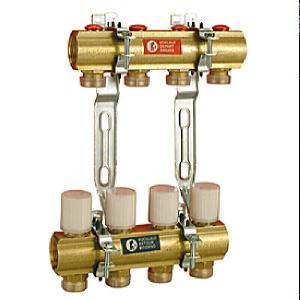 GIACOMINI Сборный коллекторный узел R553E Ду 1"X3/4"E/6 (евроконус)
