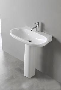 BelBagno BINGO Раковина с пьедесталом 750*450*820 мм  (BB548AL+BB548P)