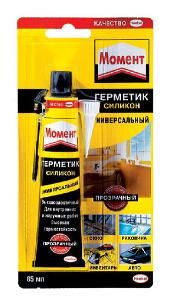 Henkel Герметик МОМЕНТ силиконовый универсальный прозрачный 85мл