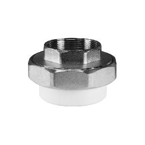 ValFex Муфта комб.разъём.(американка) ВР 20х1" ( уп 100/25 шт.) БЕЛАЯ